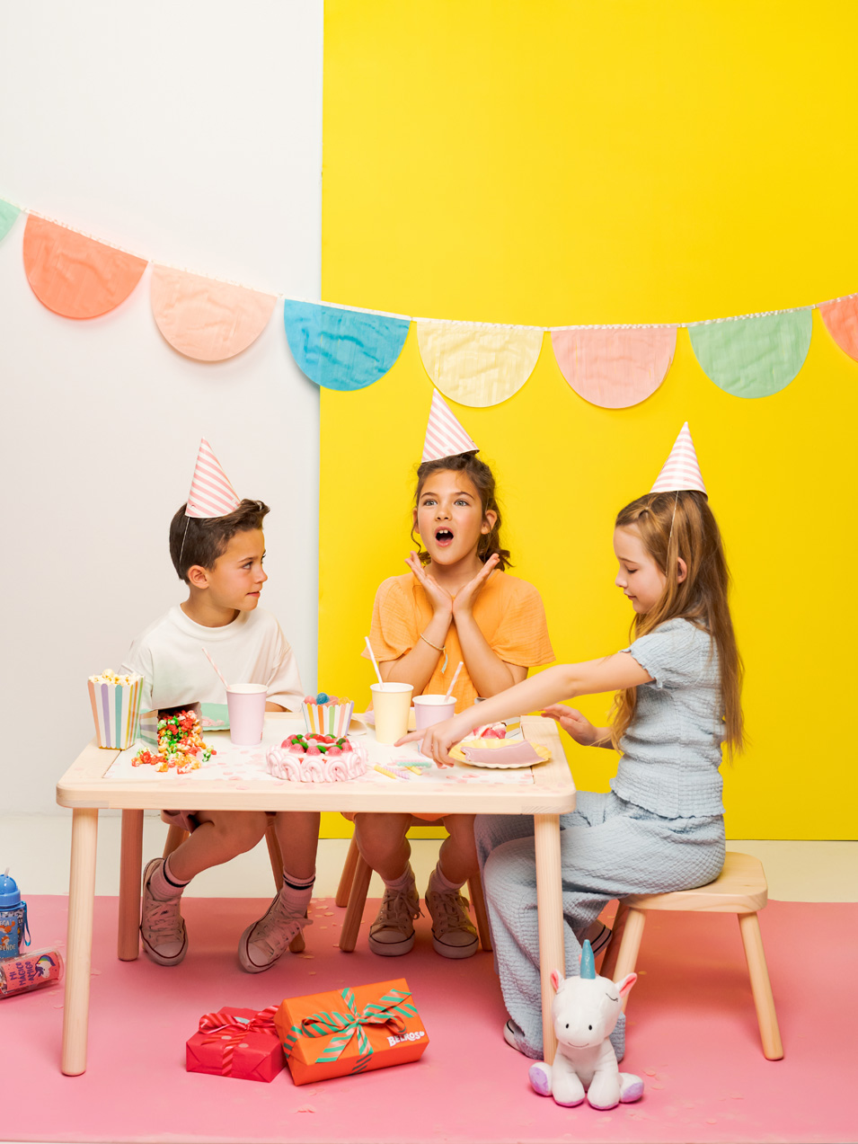 Niños de cumpleaños