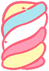 Imagen nube sticker dulces Belros